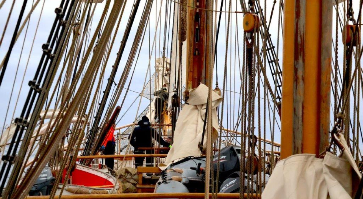 Departure day bark europa