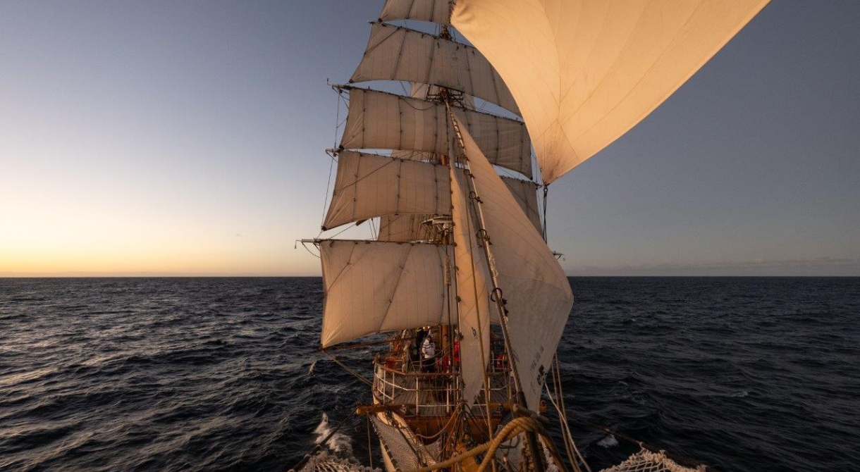 Pacific Ocean · Sailing North · Humboldt Current Bark EUROPA