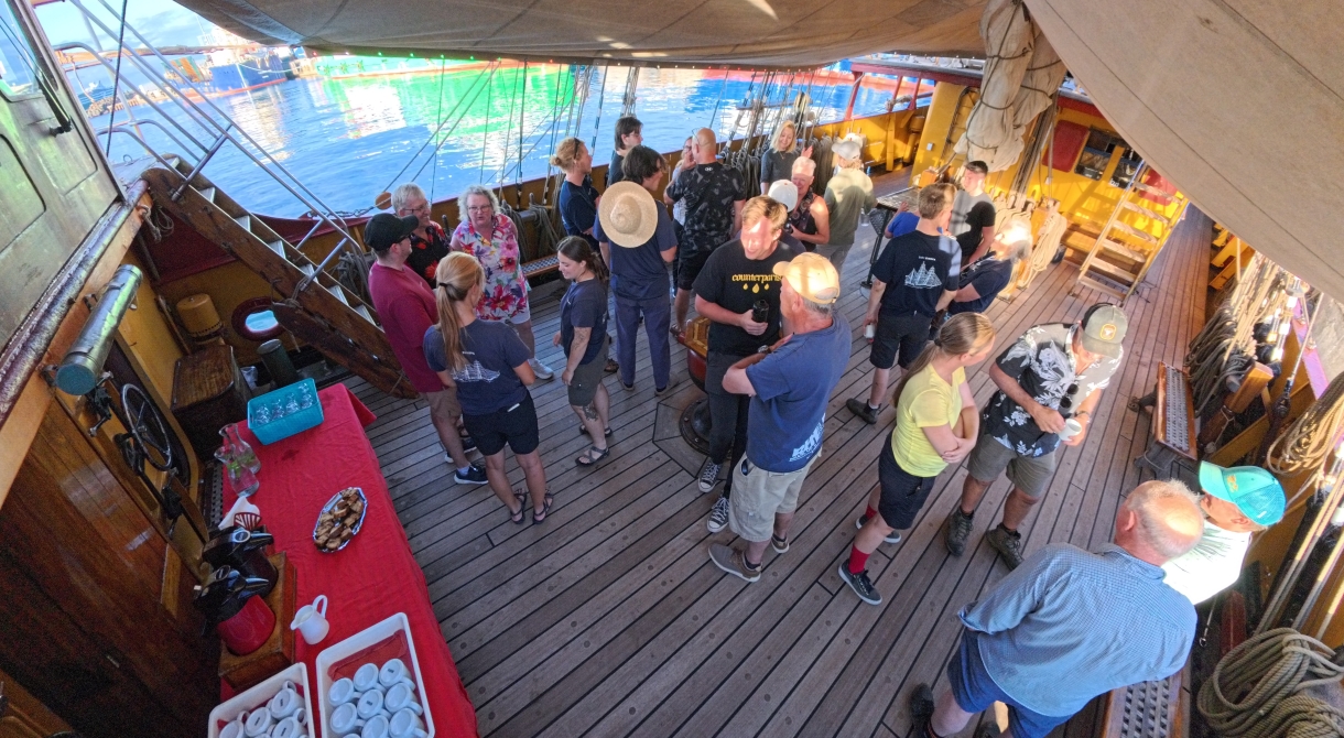 Embarkation in Papeete Tahiti