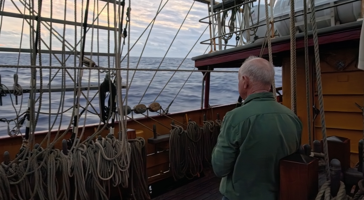 Another day at sea in the Pacific Ocean Bark EUROPA