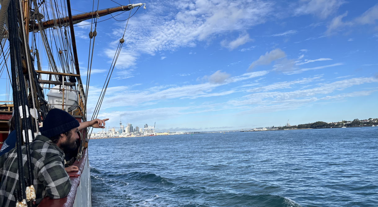 Approaching Auckland
