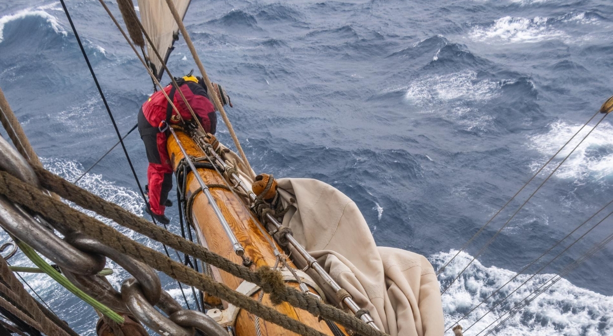 Sailing towards Cape Horn by Jordi Plana Morales