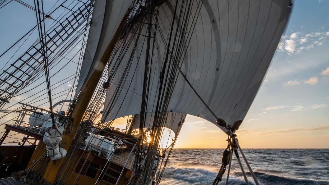 Bark EUROPA on an ocean crossing.jpg