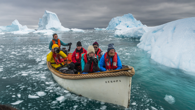 Cruising in Antarctica