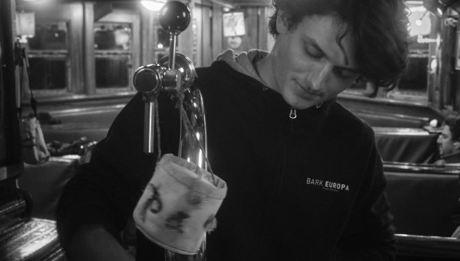 Aske behind the bar