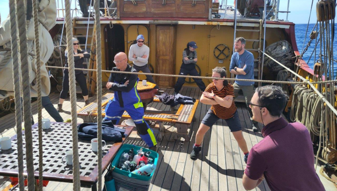 Three points of contact by Eefje Smeulders