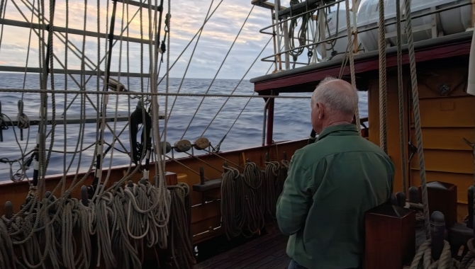 Another day at sea in the Pacific Ocean Bark EUROPA