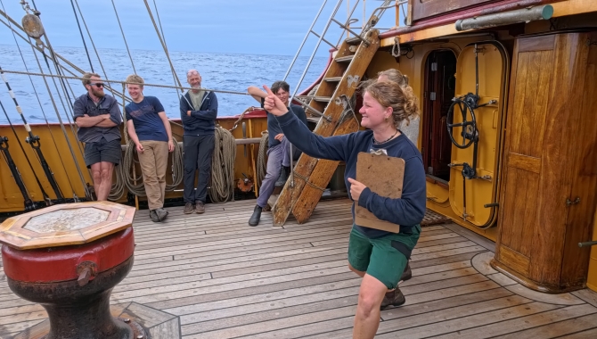 Crossing the date line