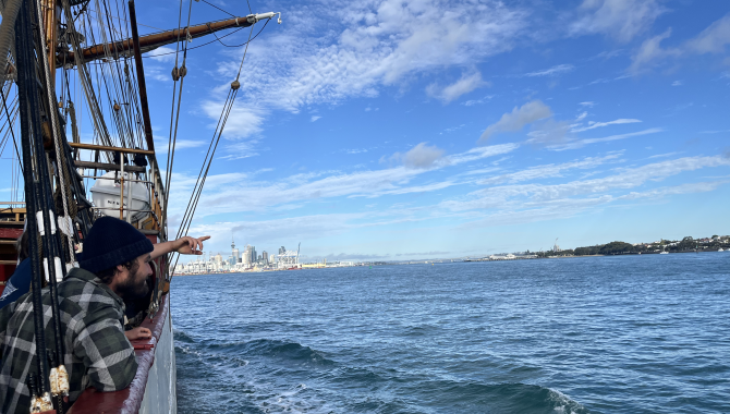 Approaching Auckland