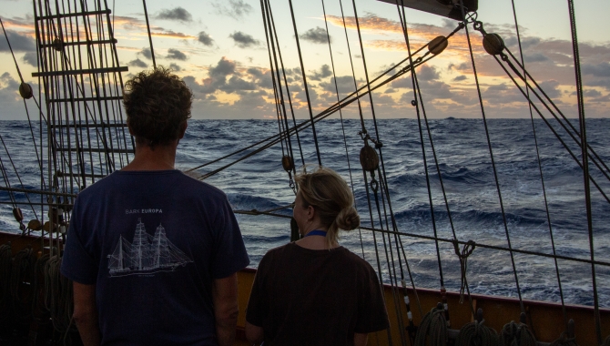 Sailing between Tonga and Auckland