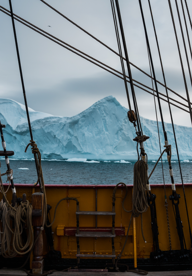 Bark EUROPA in Antarctica