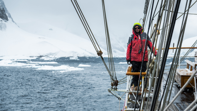 Sailing in Antarctica - Bark Europa Benjamin Hardman