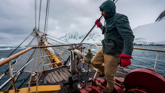 Sailing in Antarctica - Bark Europa Benjamin Hardman