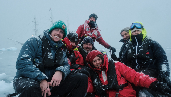 Family feeling in Antarctica