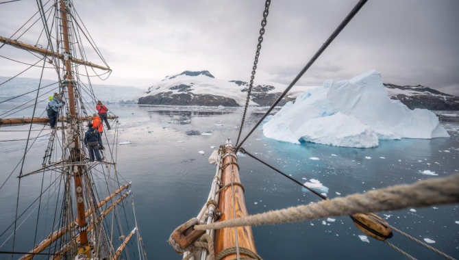 Bark EUROPA Gerlache Strait Trinity/Spert Islands, Mikkelsen harbour and Cierva Cove by Jordi Plana Morales