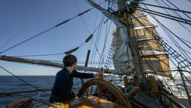 Pacific Ocean · Sailing North · Humboldt Current Bark EUROPA