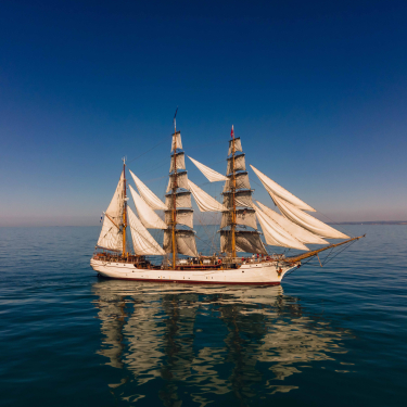 Sailing the oceans on board Ocean Wanderer Bark EUROPA