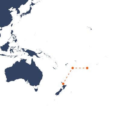 Map Route Rarotonga (Cook Islands) - Auckland.png