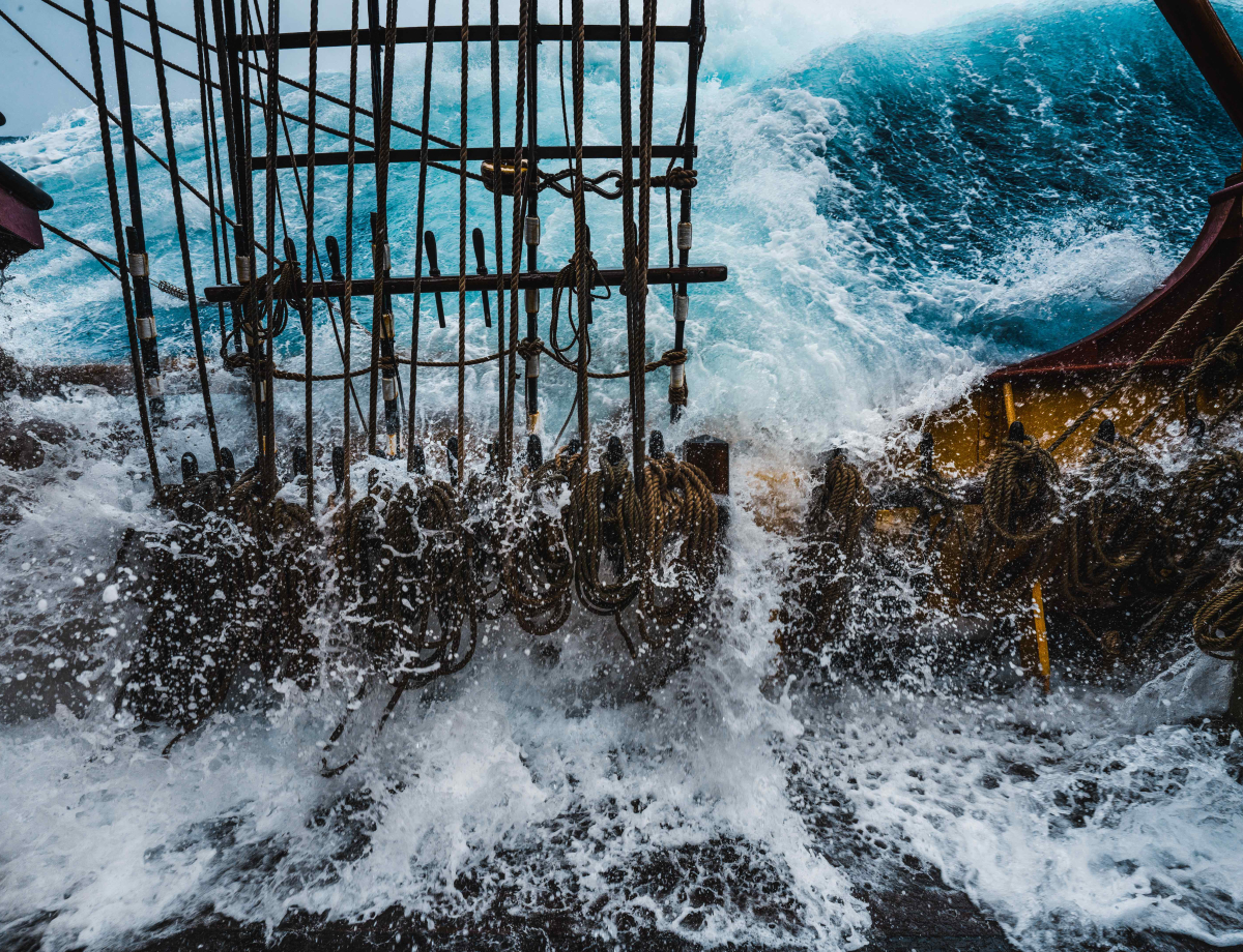 Heavy seas