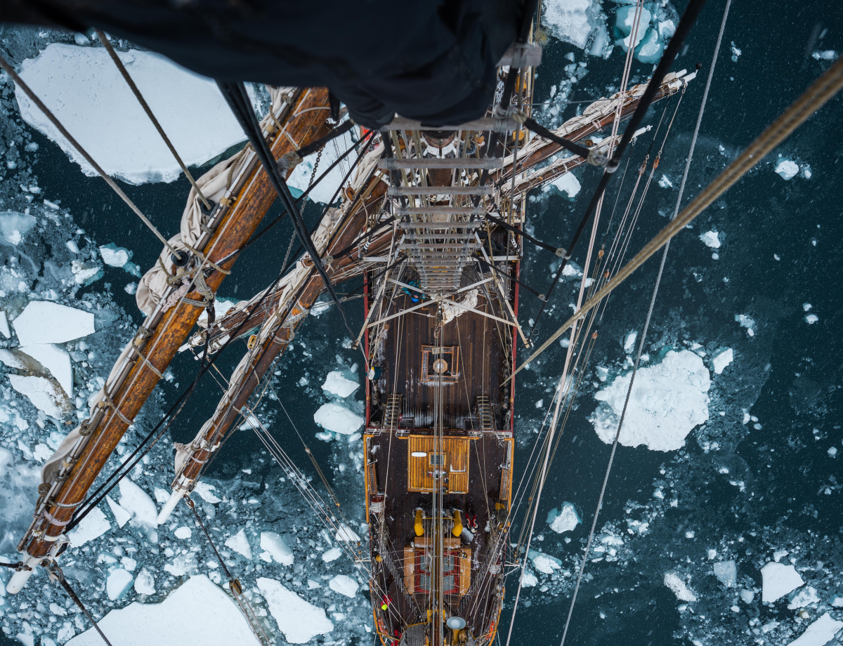 Point of view from the mast