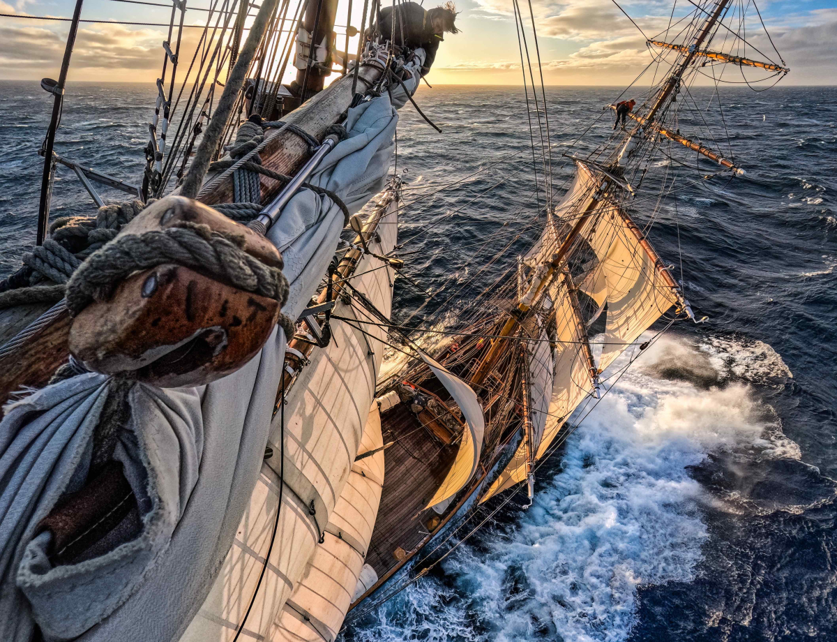 View from the rigging