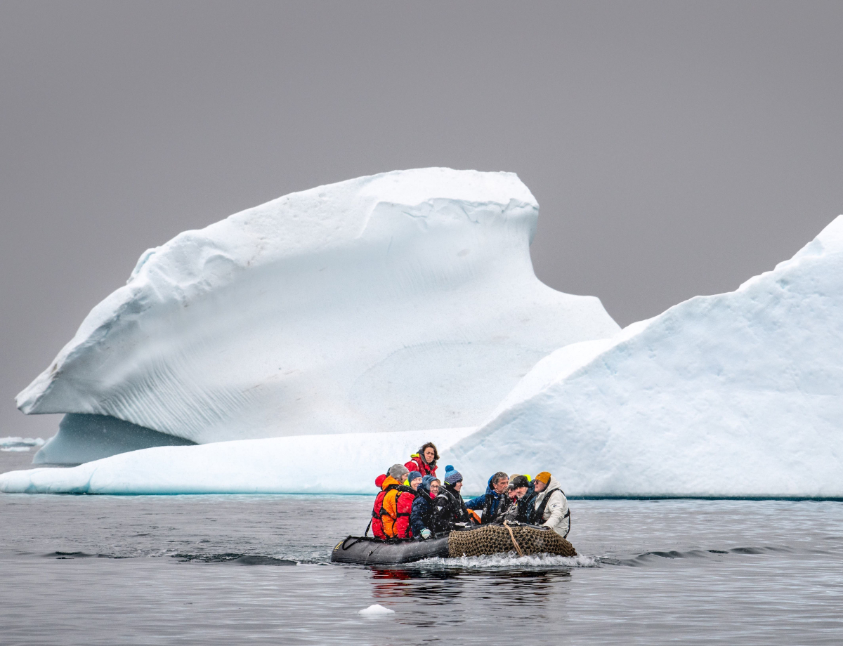 Zodiac cruise in Antarctica