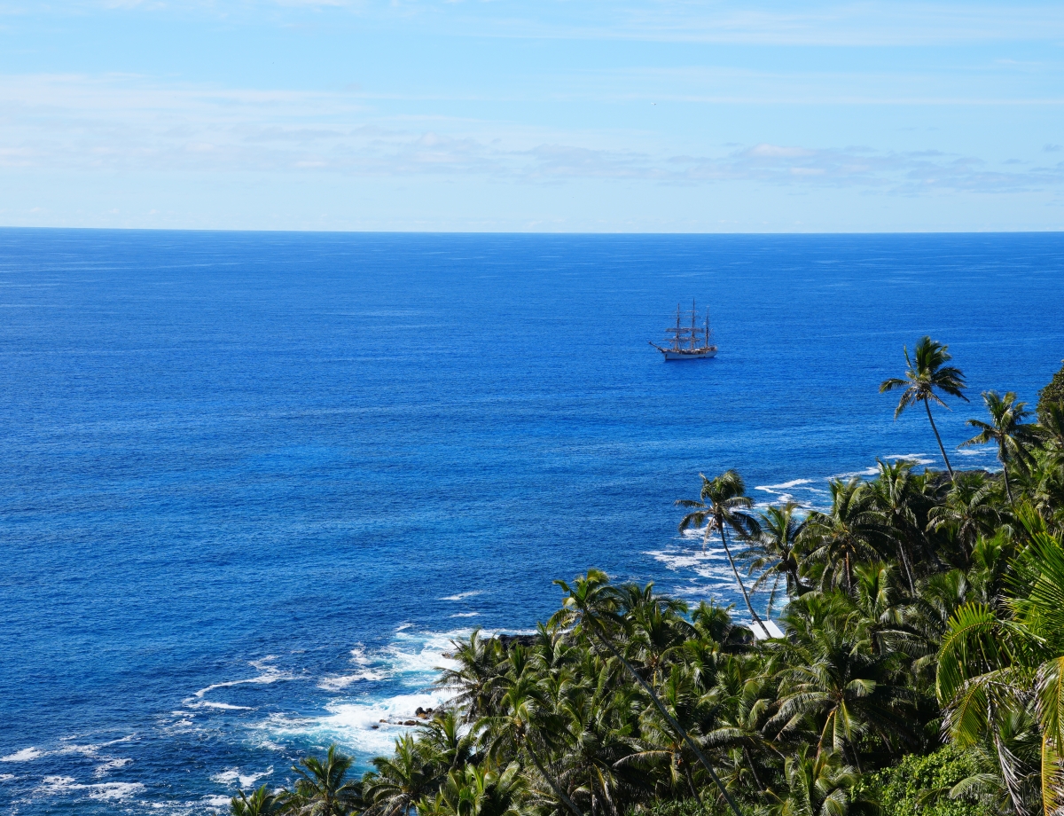 Bark EUROPA at Pitcairn