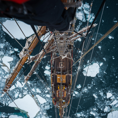 Point of view from the mast