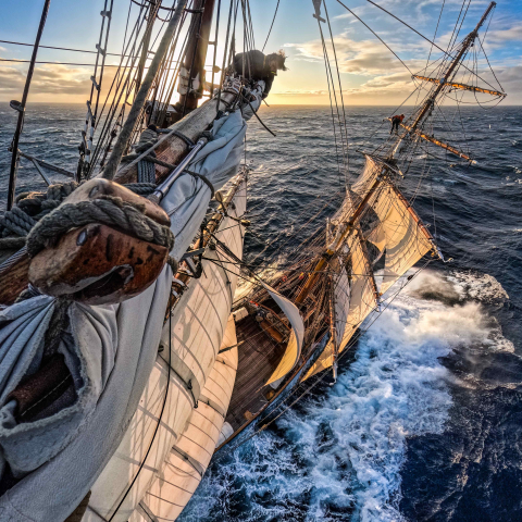 View from the rigging