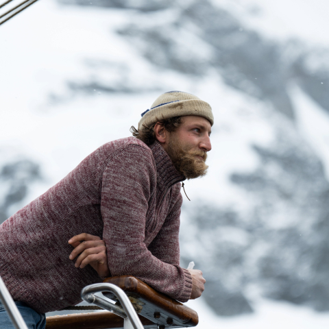 Bark EUROPA in Antarctica by Benjamin Hardman