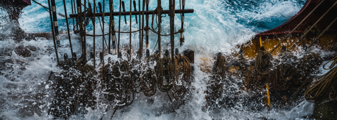 Sailing the southern seas on board EUROPA