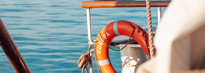 swimming Bark EUROPA buoy - Jack Cox