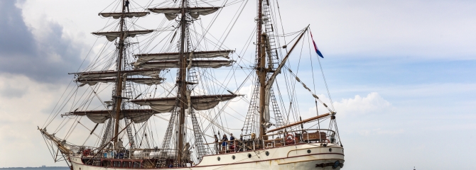 Bark EUROPA arrival in Scheveningen